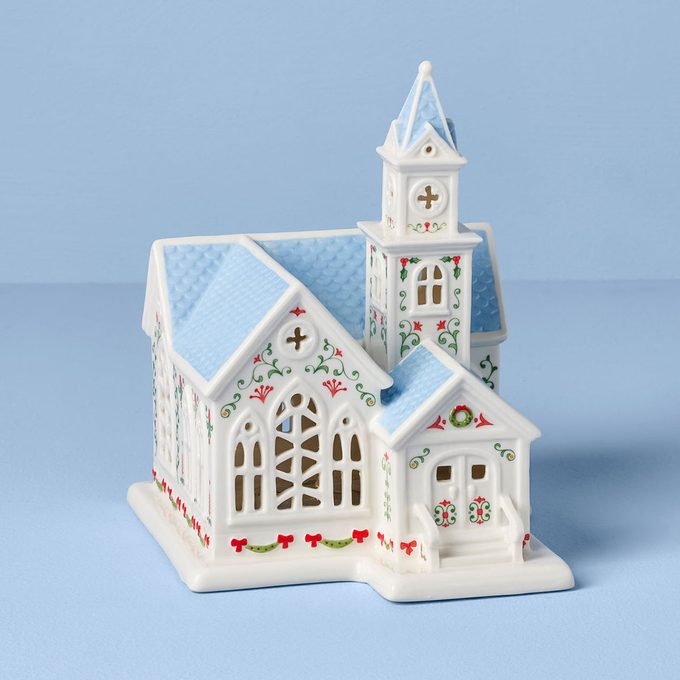 Lenox Village Christmas Lit Church Figurine