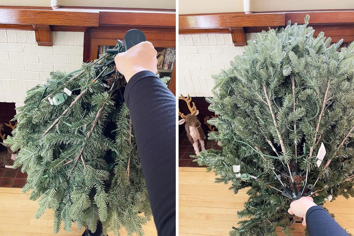 Balsam Hill Flip Tree Process 