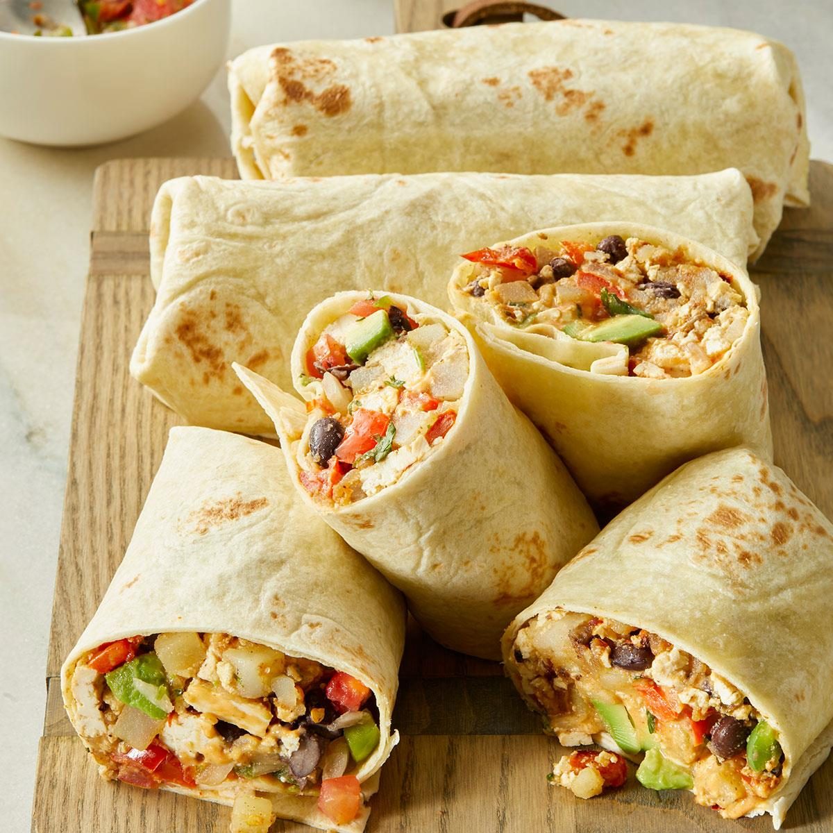 Vegan Breakfast Burritos