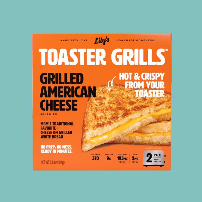 Lilys Toaster Grills American Cheese Sandwich Frozen Meal