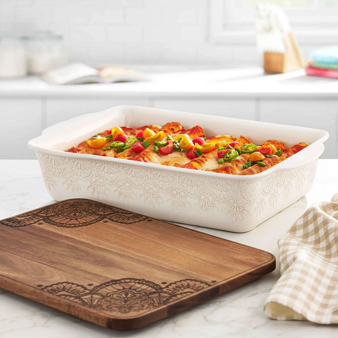 Walmart Just Dropped Pumpkin Casserole Baking Dish With Wood Lid