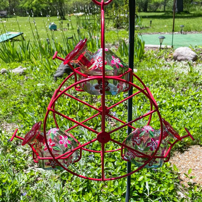 Uncommon Goods Ferris Wheel Hummingbird Feeder