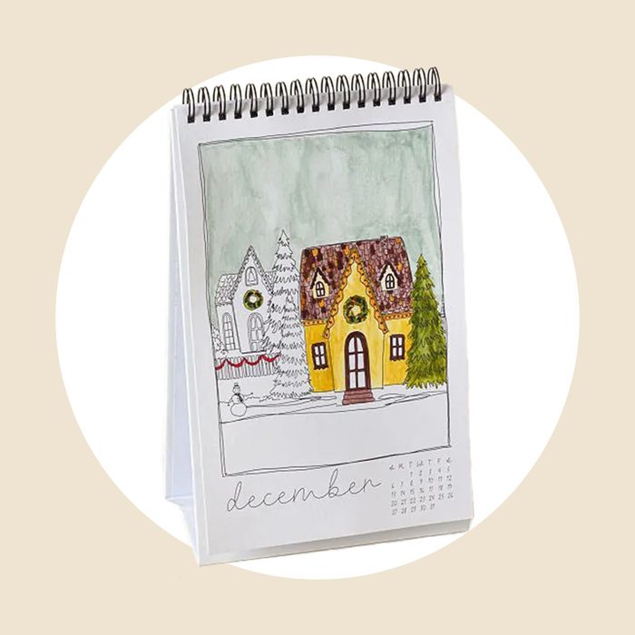 Year Of Guided Watercolor Painting Desk Calendar