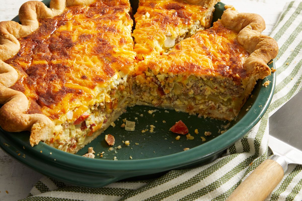 Cheeseburger Quiche
