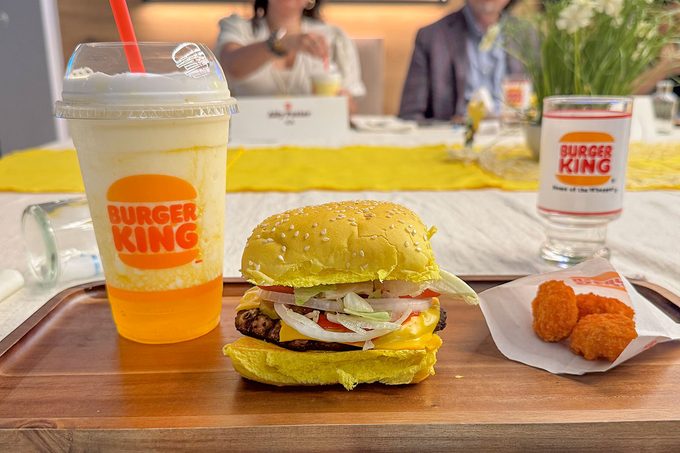 I Tried Burger Kings Spongebob Menu