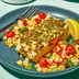 Grilled Halibut Packages with Lemon and Fresh Herbs