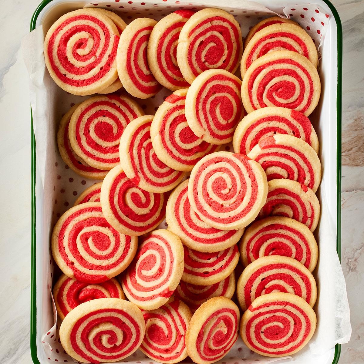 Peppermint Pinwheel Cookies