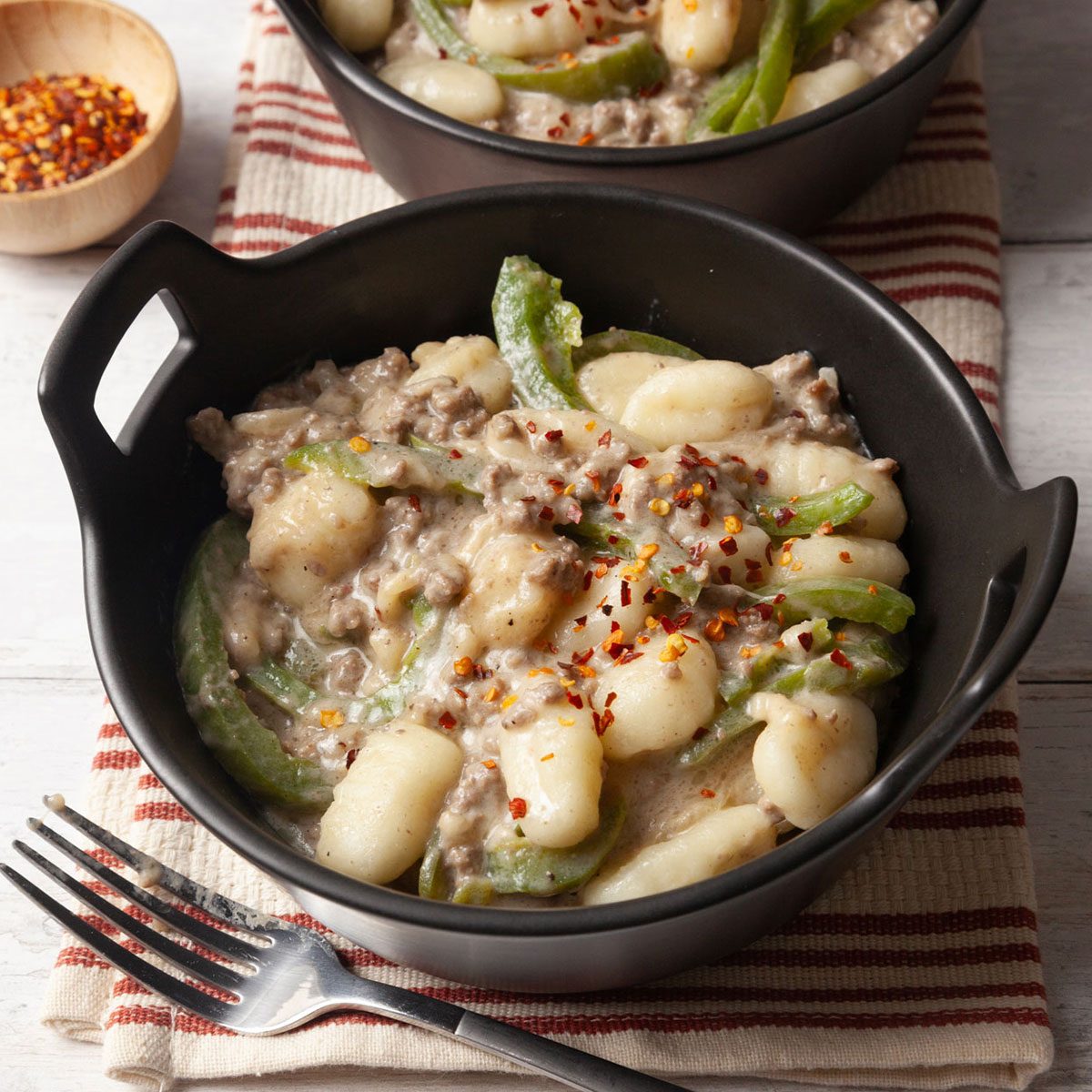 Philly Cheesesteak Gnocchi