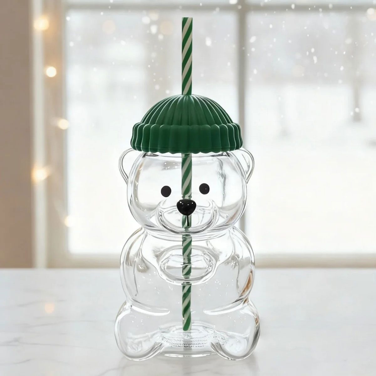 Walmart Is Selling A Starbucks Bearista Dupe Bear Cup With Straw