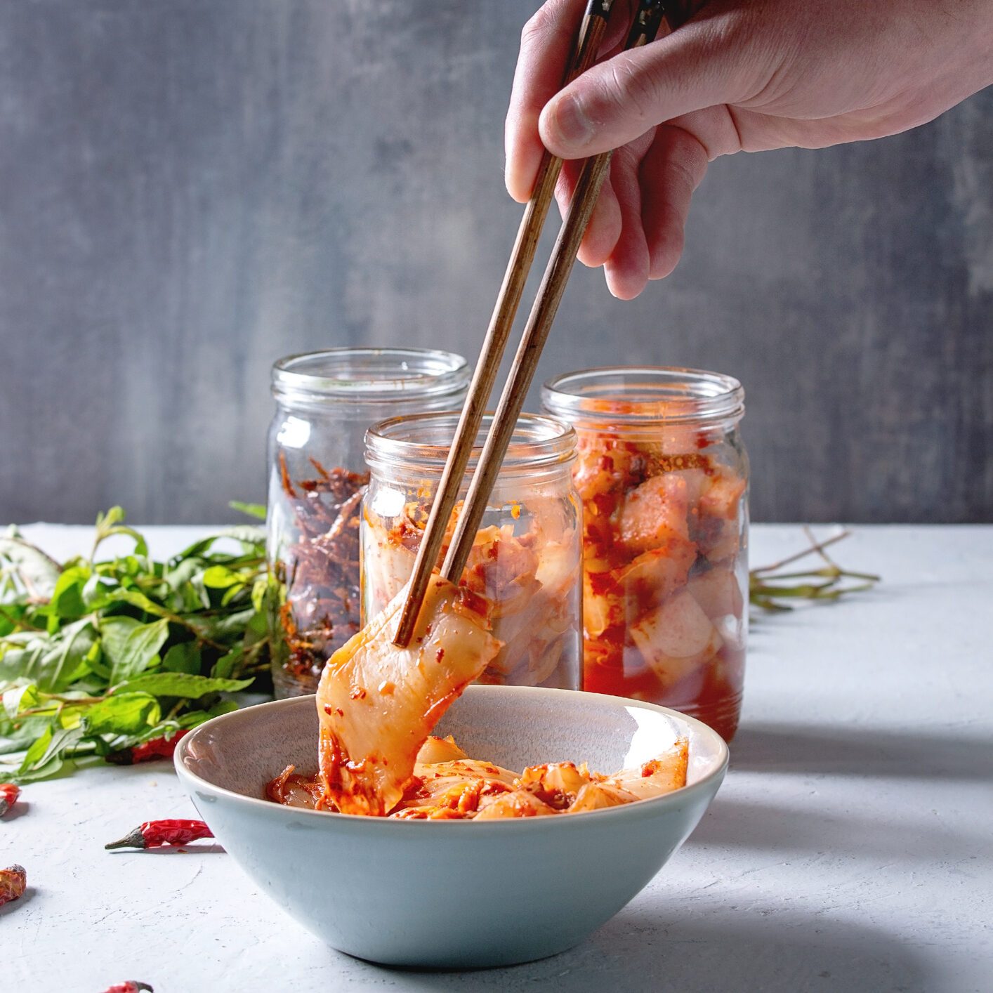 Korean appetizer kimchi