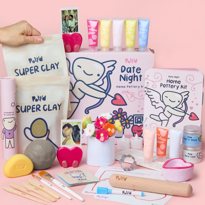 Pottery Date Night Kit Via Pottery Date Night Kit