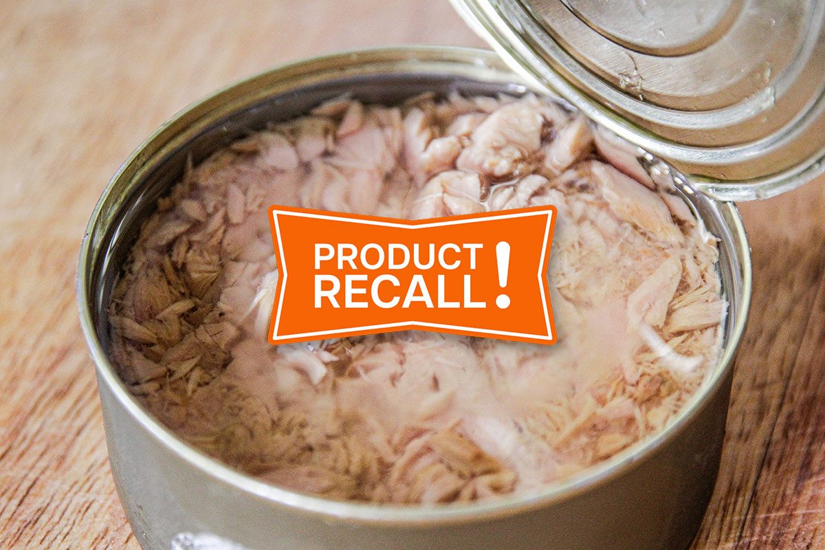 Recalled Canned Tuna Mistakenly Shipped to Stores