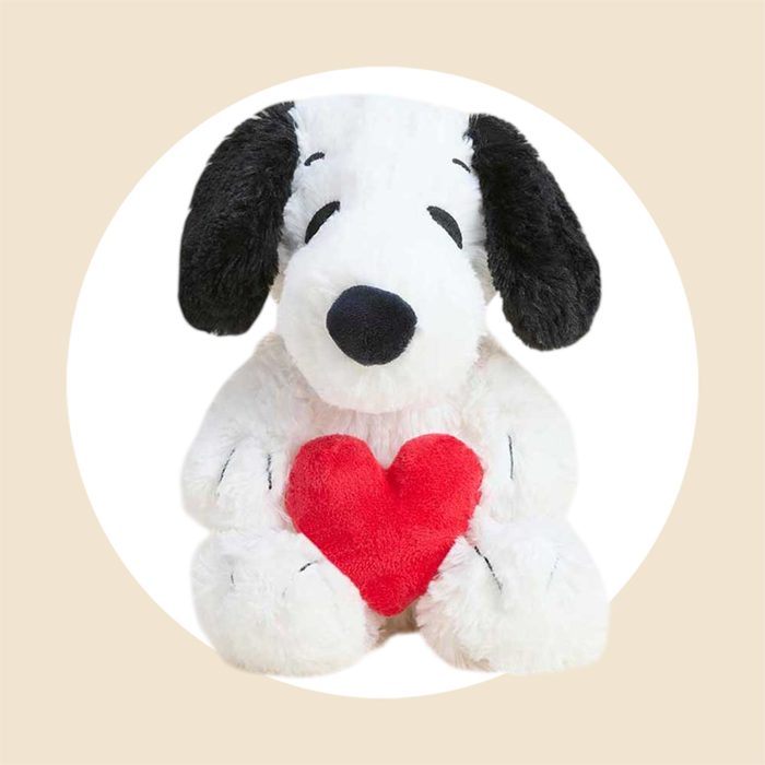 Snoopy Heart Warmies Via Warmies.com