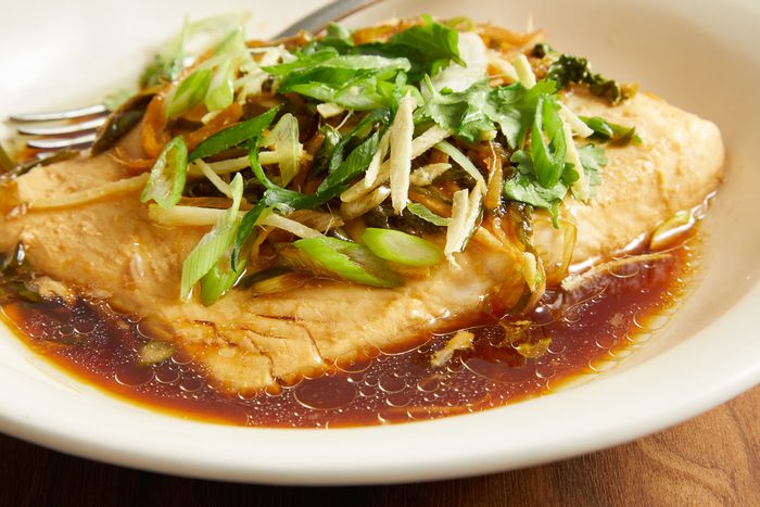 Ginger Scallion And Soy Steamed Fish
