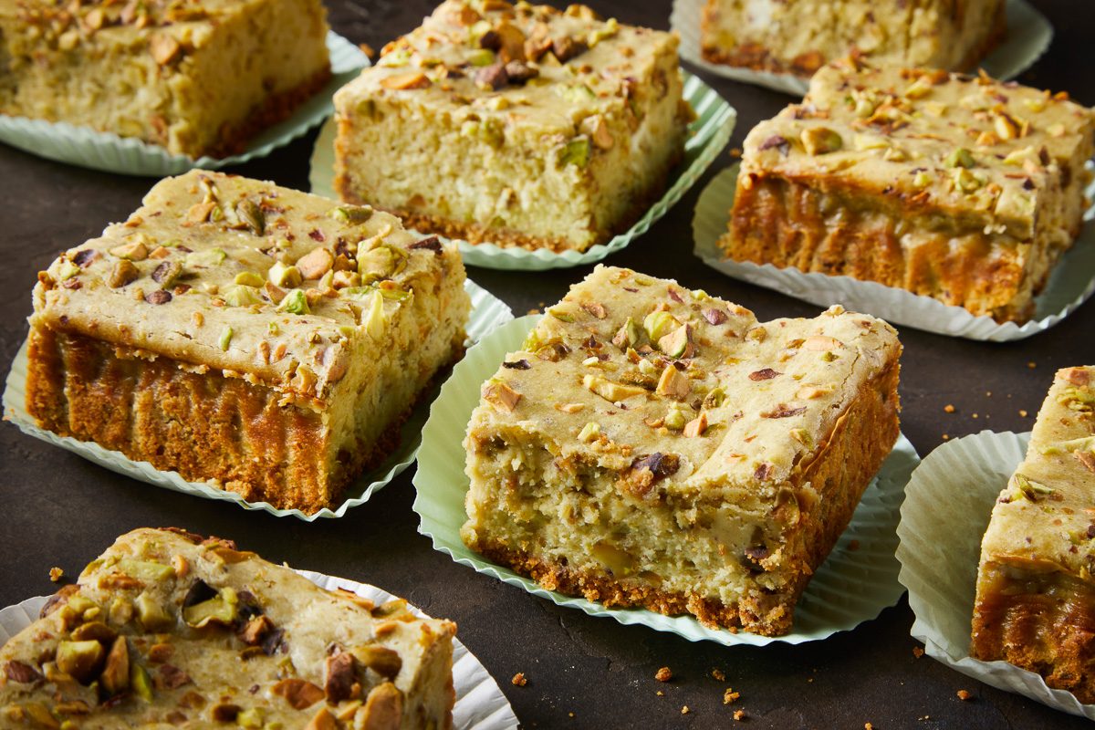 Pistachio Cheesecake Bars