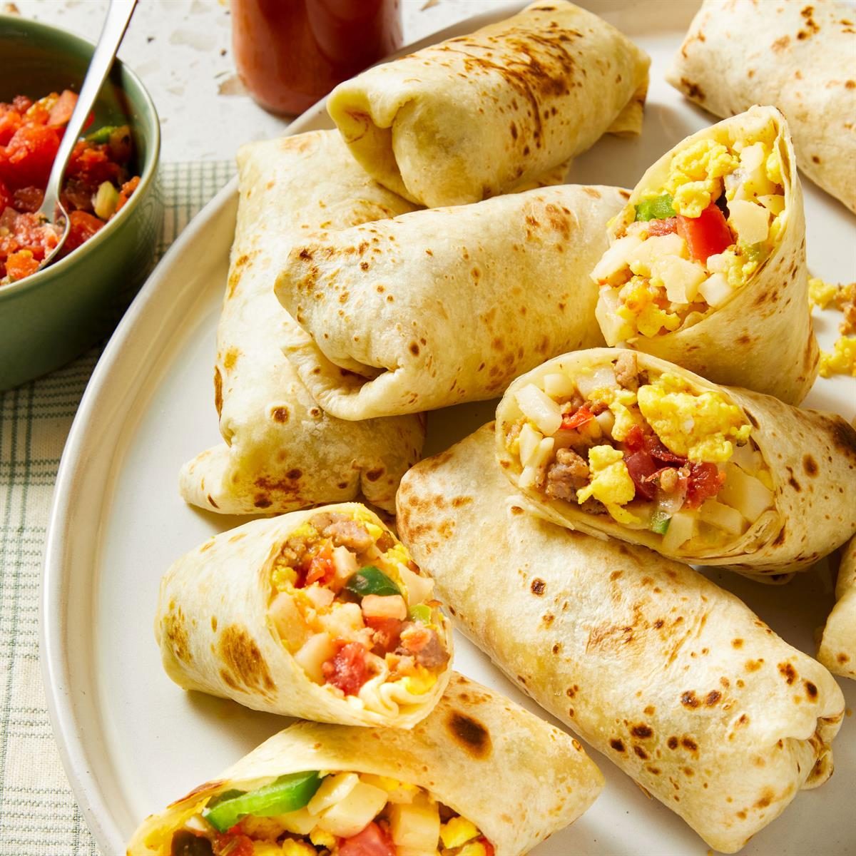 Slow-Cooker Breakfast Burritos