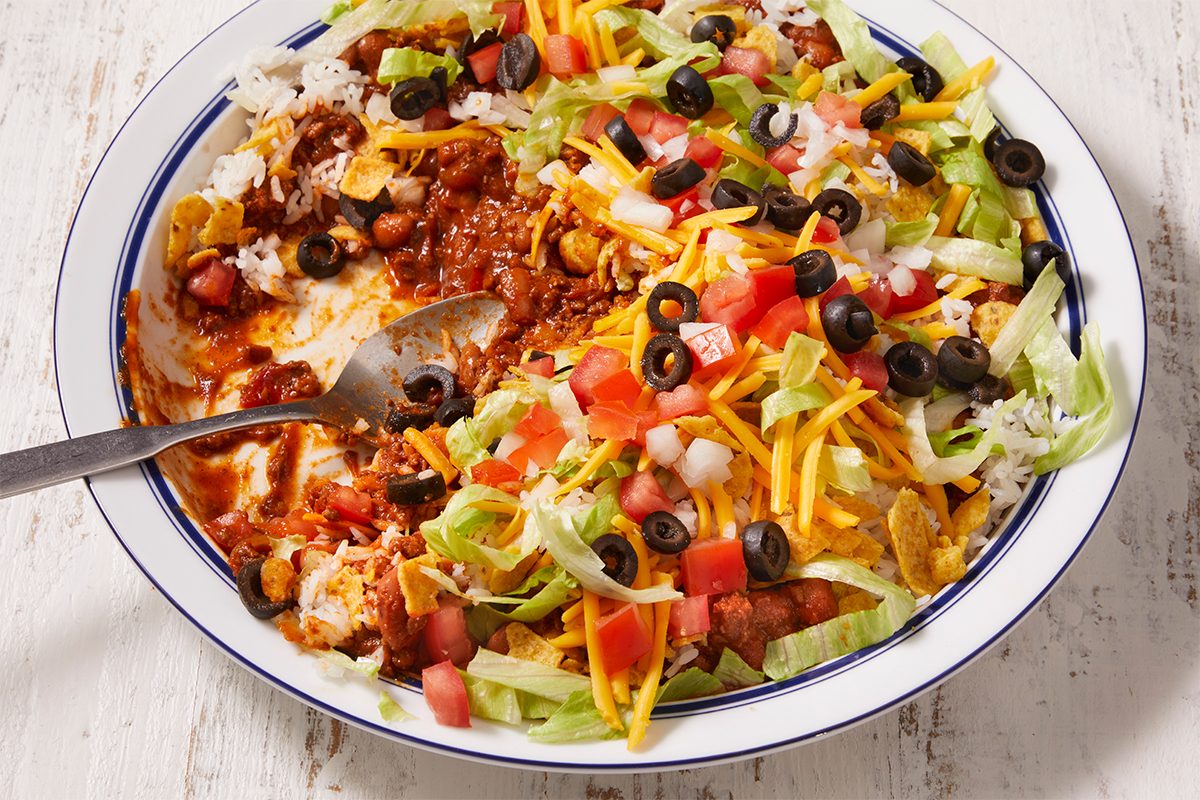 Texas Taco Dip Platter Ft25 734 Jr 0730 7